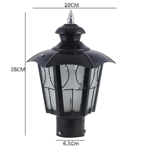 Metal Umbrella Decorative Gate Light 1