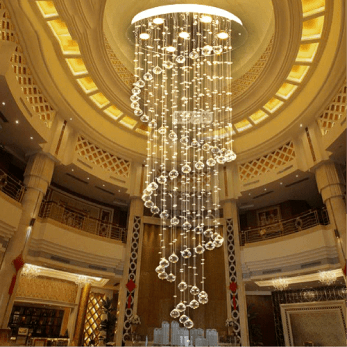 Spiral K9 Crystal Chandelier 1