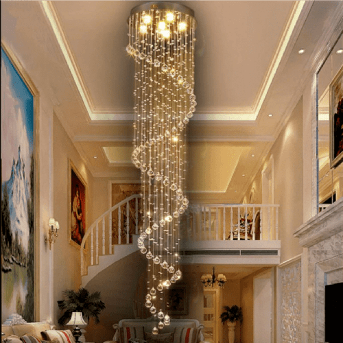 Spiral K9 Crystal Chandelier 2