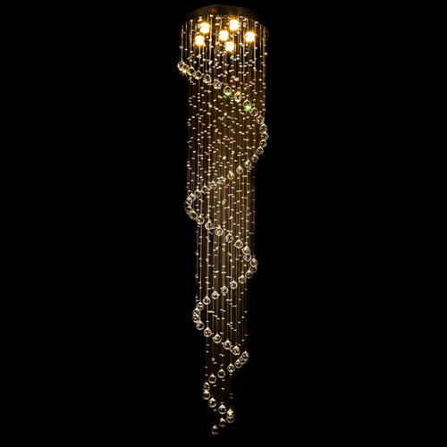 Spiral K9 Crystal Chandelier 3