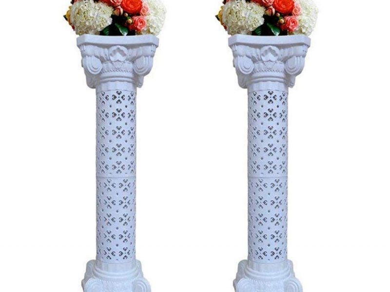 Elegant Wedding Roman Column Pillars, Decoration Party Flower Pot Columns Decor, Roman Columns for Weddings, Artificial Flower Pillar, Decorative Pillar